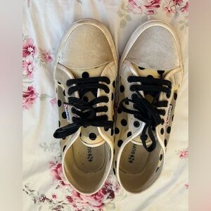 Superga Polka Dot Sneakers Size 10